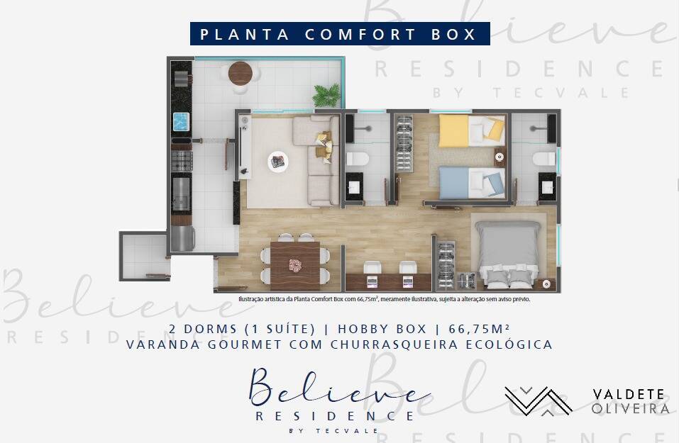 Apartamento à venda com 2 quartos, 67m² - Foto 14