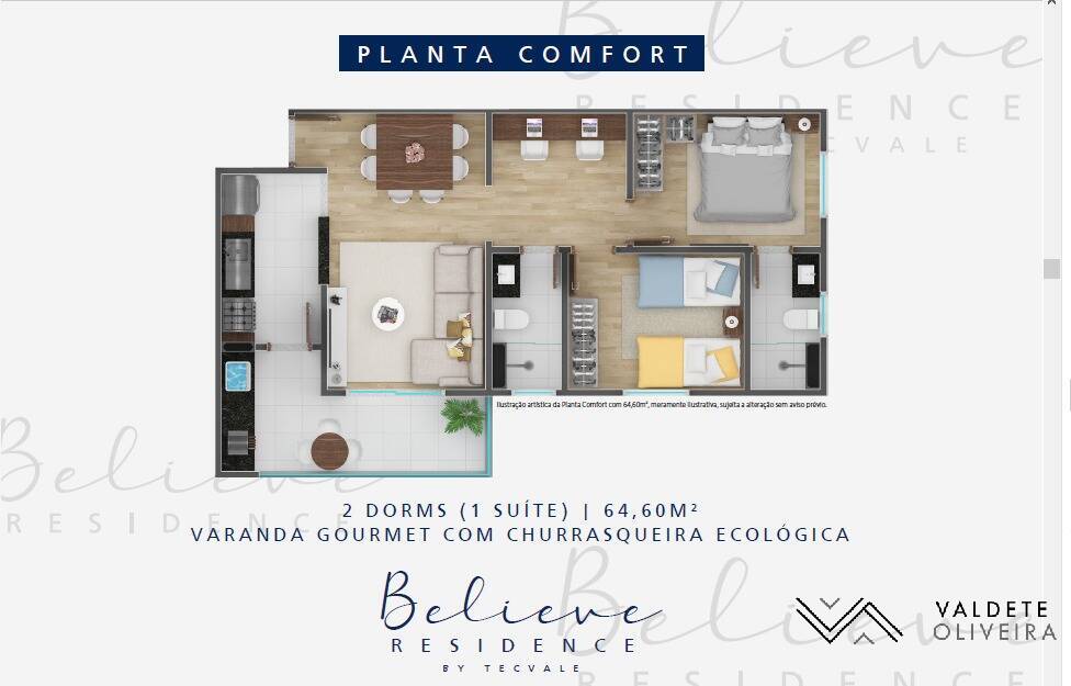 Apartamento à venda com 2 quartos, 67m² - Foto 13